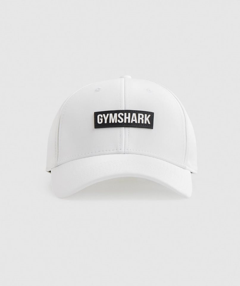 Gymshark Snapback Caps White | NZ 8GJIYD